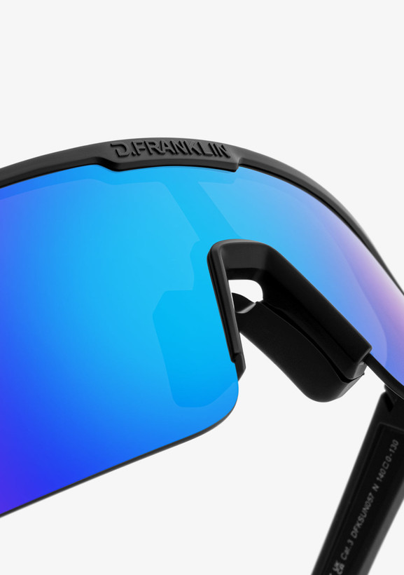 عینک آفتابی دیفرنکلین مدل ویند فیفتی سیاه/آبی WIND FIFTY - BLK/BLU