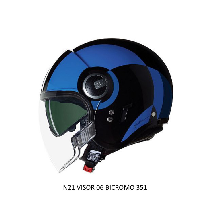 کلاه بدون فک نولان نقابدار Nolan N21 Visor 06 BICROMO 351