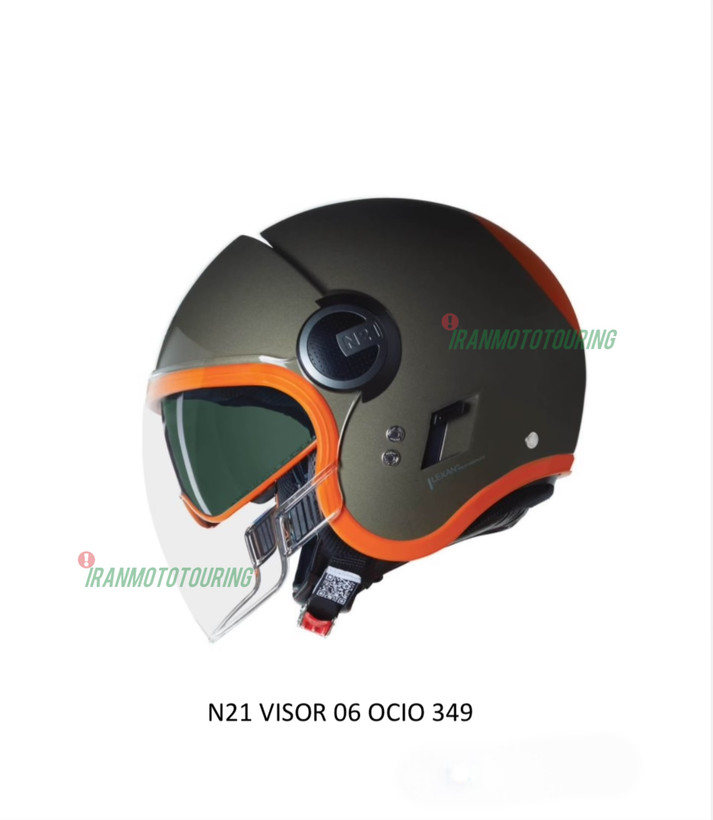 کلاه بدون فک نولان نقابدار Nolan N21 Visor 06 OCIO 349