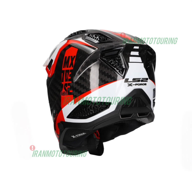 کلاه کراسی LS2 - مدل X Force MX 703 رنگ قرمز مشکی